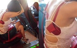Phát hiện cô gái tuột "nội y" trên xe bus, thanh niên không biết nên nhắc hay không, đành hỏi cộng đồng mạng