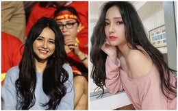 Nổi bật trên TV, fan nữ trên khán đài cổ vũ U22 Việt Nam nhanh chóng bị cộng đồng mạng tìm ra danh tính, hóa ra là hot girl gợi cảm có tiếng