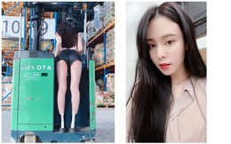 Chỉ làm bốc vác trong kho, cô nàng xinh đẹp khiến cộng đồng mạng ngỡ ngàng vì quá nóng bỏng