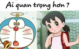 Đối với Nobita, bạn thân Doraemon hay bạn gái Shizuka quan trọng hơn?