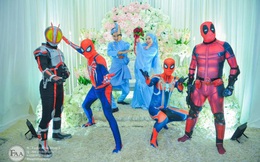Đi đám cưới cô em út, 4 ông anh ruột diện đồ siêu anh hùng để "dọa" chú rể: Nhớ chăm sóc em gái bọn anh cho tốt nhé