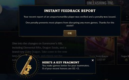 LMHT: Game thủ gợi ý Riot Games nên tặng quà cho những người tố cáo thành công hành vi tiêu cực