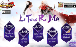 Chơi như Thiên Kiếm: Chính thức ra mắt ngày 21/08, ngập trời quà tặng cho cộng đồng game thủ