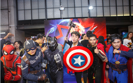 Pewpew cầm rìu Thor, khiên Captain America cùng hàng loạt siêu anh hùng "đại náo" buổi công chiếu sớm Captain Marvel