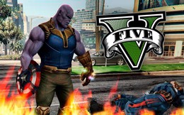 Chán đánh nhau với Avengers, Thanos chuyển gu sang đập phá thế giới GTA V