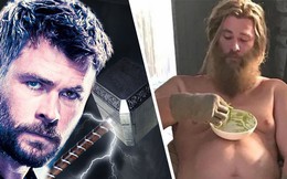 Không giống Avengers: Endgame, phiên bản Thor "bụng phệ" không hề xứng đáng nâng được búa thần Mjolnir