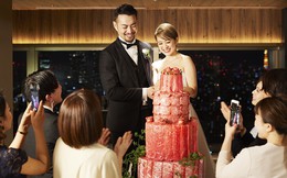 Dị như Nhật Bản: Đám cưới chẳng có gì ngoài thịt nướng, bánh cưới cũng là cây thịt cao gần 2m