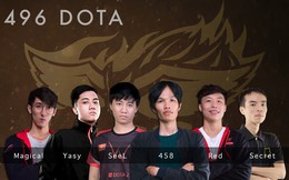 496 Gaming - Team DOTA 2 hàng đầu Việt Nam nhận tài trợ khủng từ 20 Sections
