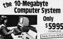 Choáng với 'quả' siêu máy tính thập niên 80: Ổ cứng 10MB, RAM 64K bán giá hơn 150 triệu