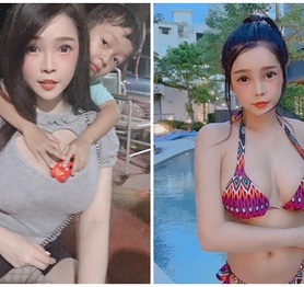 Khó thở trước vẻ gợi cảm của hot girl nổi tiếng, từng câu like bằng cách để bé trai đặt tay lên vòng 1 khủng