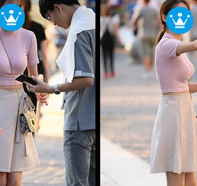 Thổi bong bóng giữa phố, cô nàng bỗng chốc trở thành tâm điểm chú ý của cộng đồng mạng chỉ qua một chi tiết
