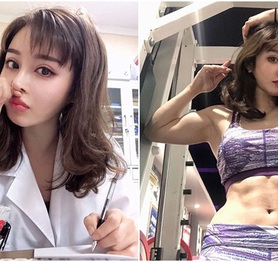 Nữ y tá xinh đẹp được ví như "búp bê thể hình" khoe tin vui, dân mạng đua nhau chúc mừng