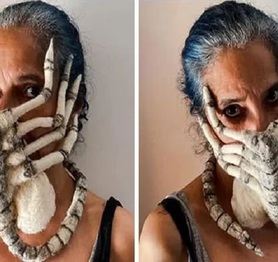 Hết hồn với những chiếc khẩu trang kinh dị nhất trên thế giới khiến người đối diện phải tránh xa 5m