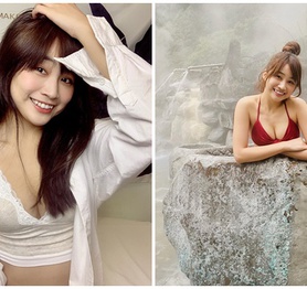 Đá chéo sân làm Youtuber được 2 tháng, hot girl xinh đẹp đã học ngay chiêu trò nhờ người xem tư vấn rồi thử 30 bộ bikini trên sóng
