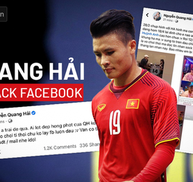 Quang Hải bị hack Facebook, lộ đoạn tin nhắn nhạy cảm về chuyện yêu đương