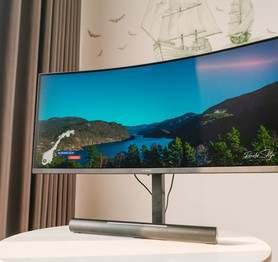 Trên tay Huawei Mateview GT Sound Edition: Màn hình Ultrawide 34-inch cong, 3K 165Hz, tích hợp sẵn Sound-bar