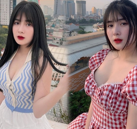 Diện chung kiểu áo với đồng nghiệp, streamer Quỳnh Alee nhận được nhiều lời khen dù mặc như muốn bung cúc
