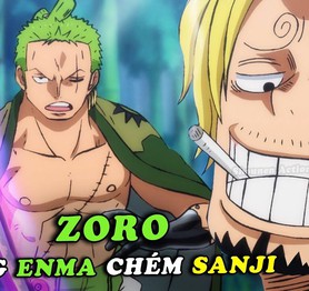 One Piece: Giật mình với tình huống Sanji né nhát chém của Zoro khi sử dụng Enma