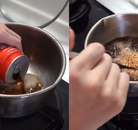 Chơi trội với việc quay video nấu mì gói bằng Coca, nữ YouTuber bị CĐM ném đá dữ dội