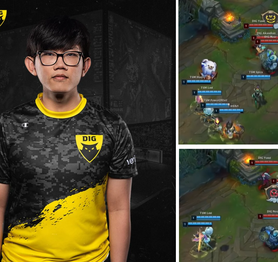 Góc "mát lòng mát dạ" với người con xa xứ: Xạ thủ "Neo" Toàn Trần spam logo team VCS trên sóng trực tiếp LCS
