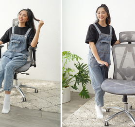 Ghế công thái học E-DRA EEC215: Chất liệu cao cấp, bền bỉ, êm thoáng mà giá chỉ tầm trung