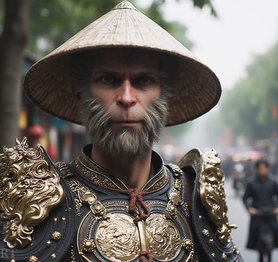 Fan Black Myth: Wukong quá sáng tạo, vẽ luôn hình Ngộ Không sang Việt Nam "du lịch", chân thật tới 100%