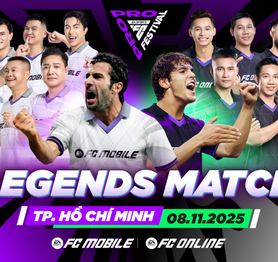 Dàn sao danh tiếng Việt Nam sẽ đồng hành cùng huyền thoại bóng đá trong trận giao hữu của FC Online