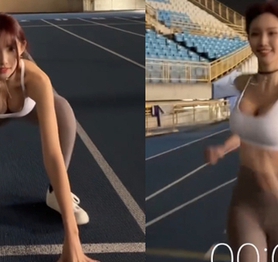 Hot girl gây sốt mạng xã hội, thể hiện khả năng chạy 100m đầy ấn tượng