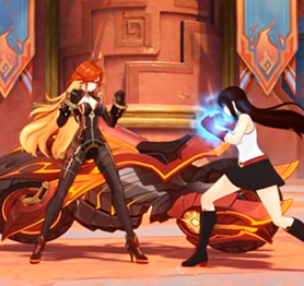 Sẽ thế nào nếu Hoả Thần của Genshin Impact, đối đầu với mỹ nữ Tifa của Final Fantasy?