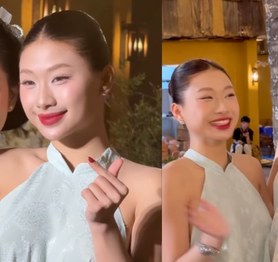 Louis Phạm xinh thật đấy, chung khung hình với Ngọc Trinh, Hoa hậu Thanh Thuỷ vẫn không lép vế, còn được khen nức nở