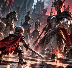 Steam sắp có một tựa game Soulslike siêu dị, biến bàn cờ thành chiến trường, phong cách chơi độc đáo