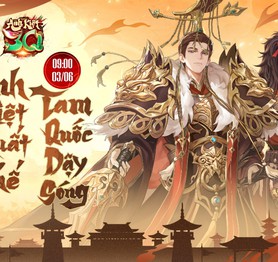 Anh Kiệt Tam Quốc chính thức ra mắt 9h ngày 3/6, tặng mô hình Quan Vũ 1:4 cực hiếm