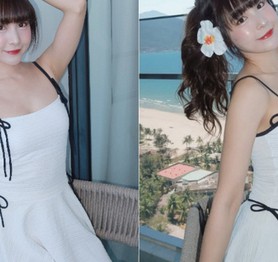 Check in Việt Nam trong kỳ nghỉ, hot girl cổ vũ nhận mưa lời khen vì quá xinh, follow tăng chóng mặt