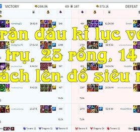 Trận Liên Minh Huyền Thoại siêu kỉ lục về thời gian xuất hiện với các Dị Nhân max lầy lội