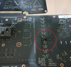 EVGA GTX 1070/1080 ACX dính lỗi cháy mạch do quá nóng, game thủ hãy cẩn thận