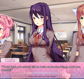 Doki Doki Literature Club - Tưởng visual novel dễ thương hóa ra lại là game kinh dị đáng sợ nhất 2017