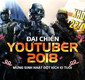 Đột Kích: Lịch thi đấu Đại chiến Youtuber 2018 chính thức lộ diện, Tiền Zombie V4 sẽ đối đầu với BossCFVN.Shady