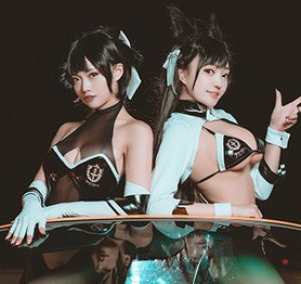 Ngất ngây và 'chảy nước' với vẻ ngoài nóng bỏng của 2 cô nàng Takao và Atago