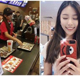 Đứng bán gà rán, cô gái bất ngờ nổi tiếng vì bị chụp trộm, 4 năm sau lột xác thành hot girl, crush trong mơ của giới game thủ