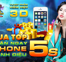 Khai mở máy chủ Nguyệt Lộc, Huyền Thoại Anh Hùng tặng iPhone 5s
