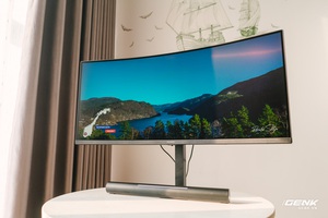 Trên tay Huawei Mateview GT Sound Edition: Màn hình Ultrawide 34-inch cong, 3K 165Hz, tích hợp sẵn Sound-bar