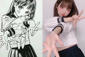 Anime chưa ra mắt, các fan đã thi nhau cosplay nữ waifu dễ thương Akebi trong siêu phẩm đầu năm 2022