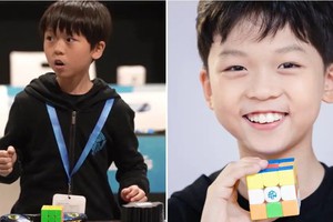 Cậu bé 9 tuổi đạt kỷ lục giải khối Rubik trong chưa đầy 5 giây