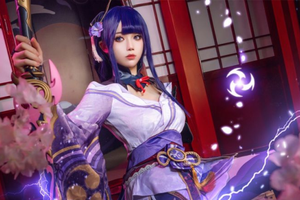Loạt ảnh cosplay Raiden Shogun trong Genshin Impact quyến rũ của nữ game thủ xinh đẹp  