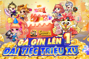 Gunny Origin mừng sinh nhật 1 tuổi, đãi tiệc triệu Xu