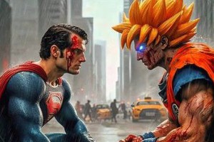 AI tưởng tượng những màn giao thoa tàn bạo nhất giữa DC và Dragon Ball