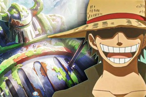One Piece chương 1116 hé lộ cuộc chiến giữa Ngũ lão tinh và Iron Giant