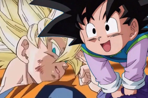 Dragon Ball GT xác nhận Goten thừa hưởng đặc điểm xấu nhất của Goku