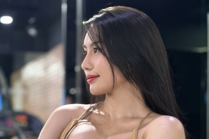 Bạn thân Lê Bống “đốt mắt” người xem với khoảnh khắc nóng bỏng trong phòng tập