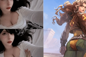 Hot girl đình đám làm mẫu cho nhân vật nữ trong game , fan “sốc toàn tập” vì độ gợi cảm ngoài đời thực